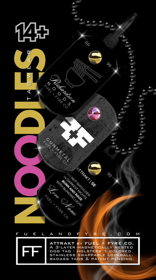 ATTRAKT SE | Magnetic Dog Tags | Noodles