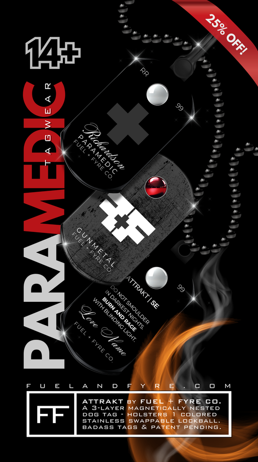 ATTRAKT SE | Magnetic Dog Tags | Paramedic