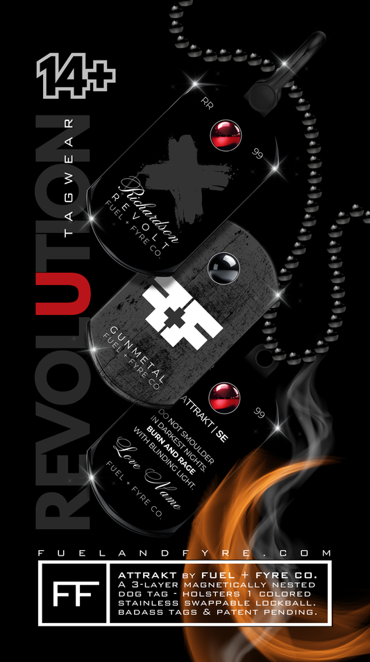 ATTRAKT SE | Magnetic Dog Tags | Revolution