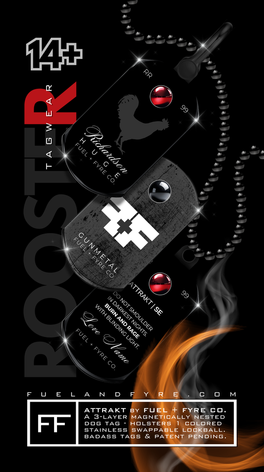 ATTRAKT SE | Magnetic Dog Tags | Rooster