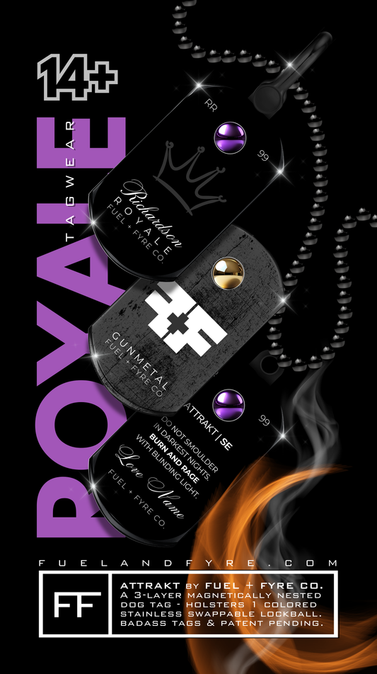 ATTRAKT SE | Magnetic Dog Tags | Royale