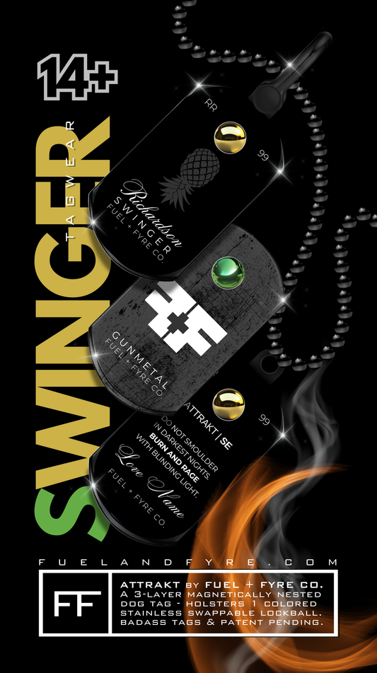 ATTRAKT SE | Magnetic Dog Tags | Swinger