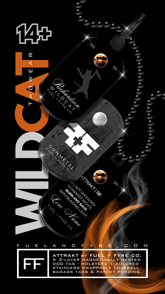 ATTRAKT SE | Magnetic Dog Tags | Wildcat
