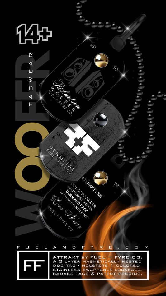 ATTRAKT SE | Magnetic Dog Tags | Woofer