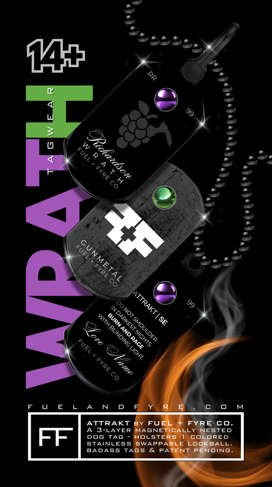 ATTRAKT SE | Magnetic Dog Tags | Wrath