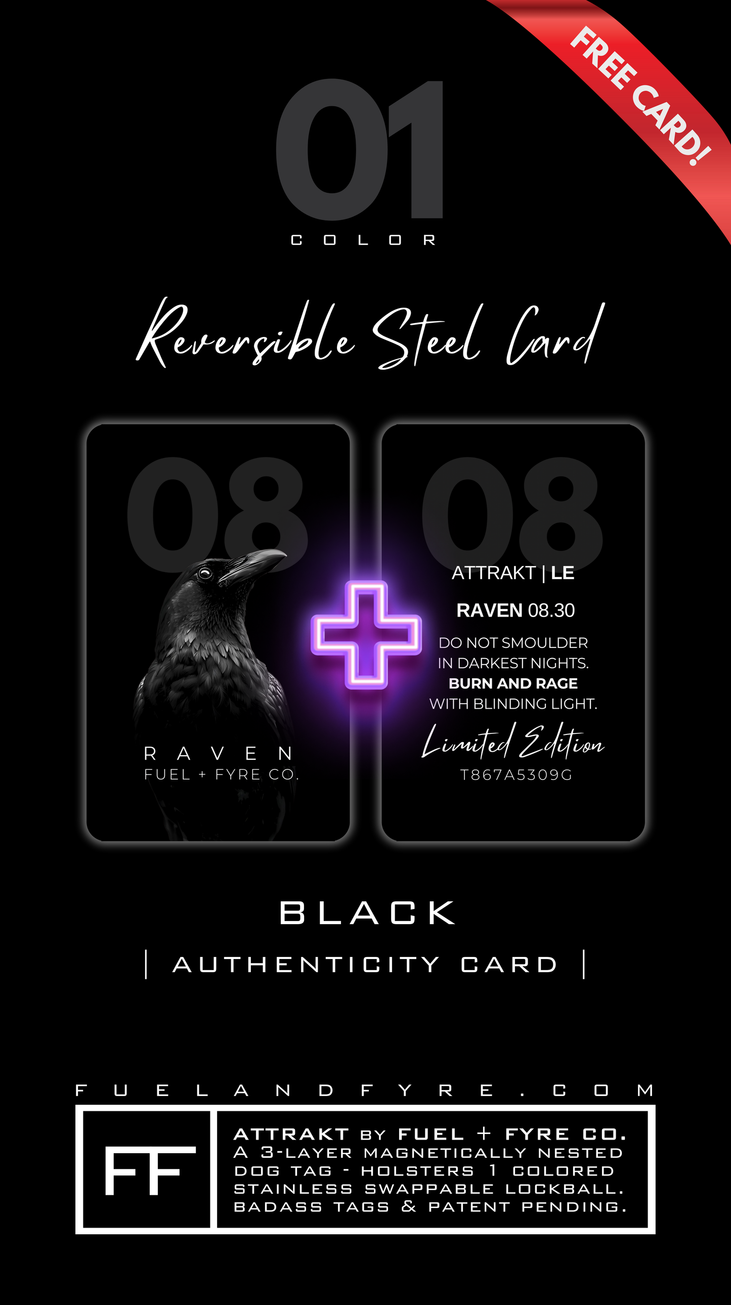 ATTRAKT LE | Magnetic Dog Tags | Asshole