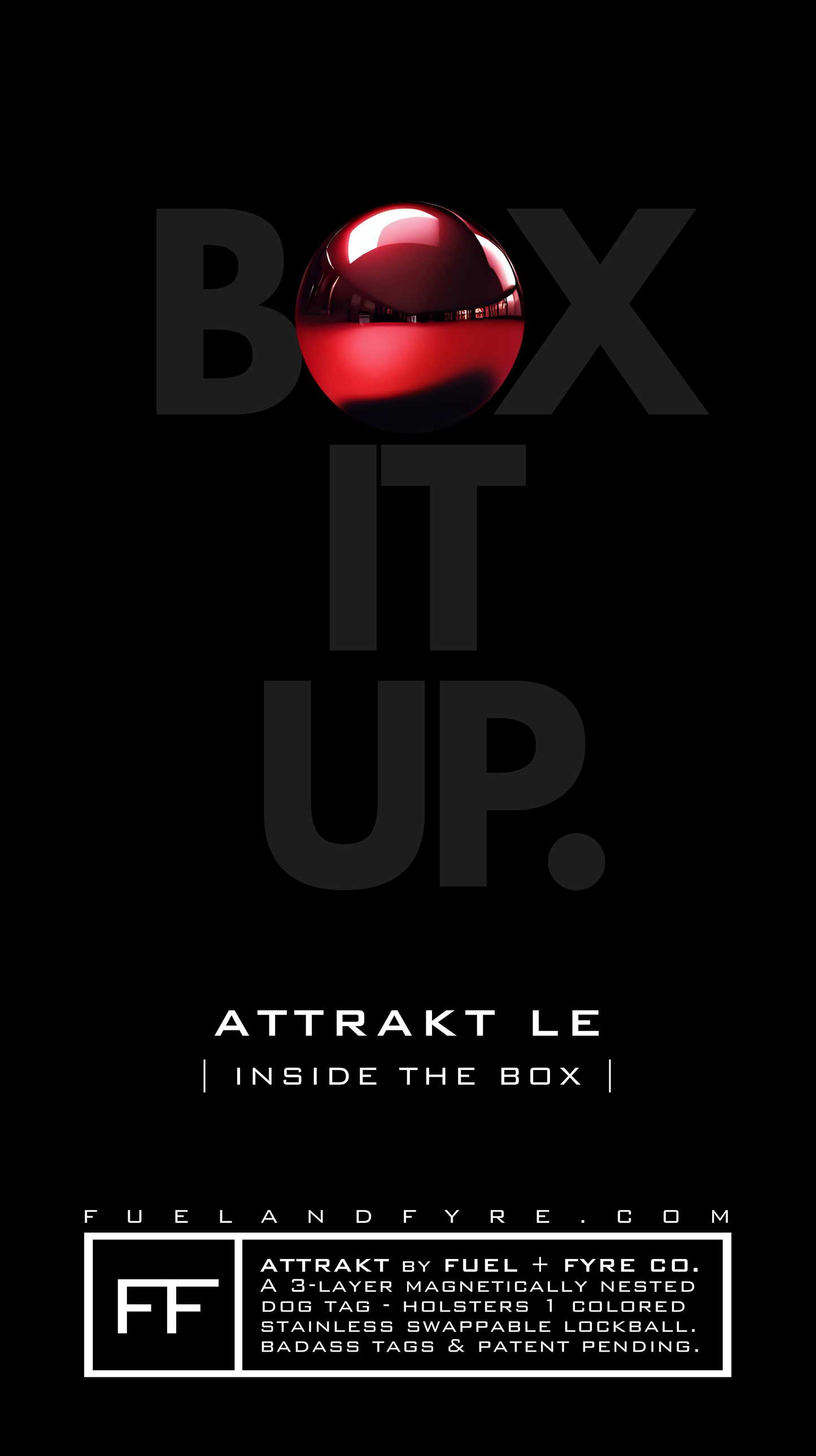 ATTRAKT LE | Magnetic Dog Tags | Tokyo Smoke by John Rando